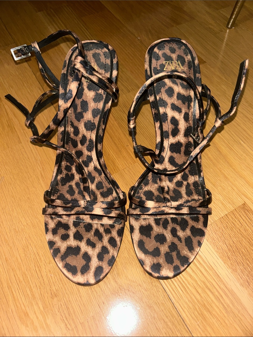Zara Leopard Heels